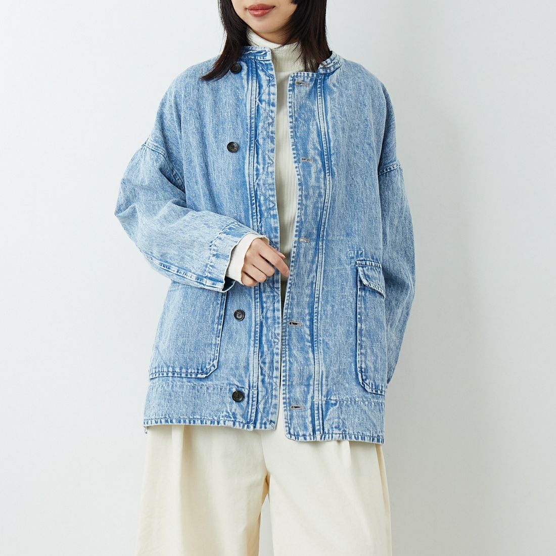 793 FADE B&&モデル身長：162cm 着用サイズ：F&&