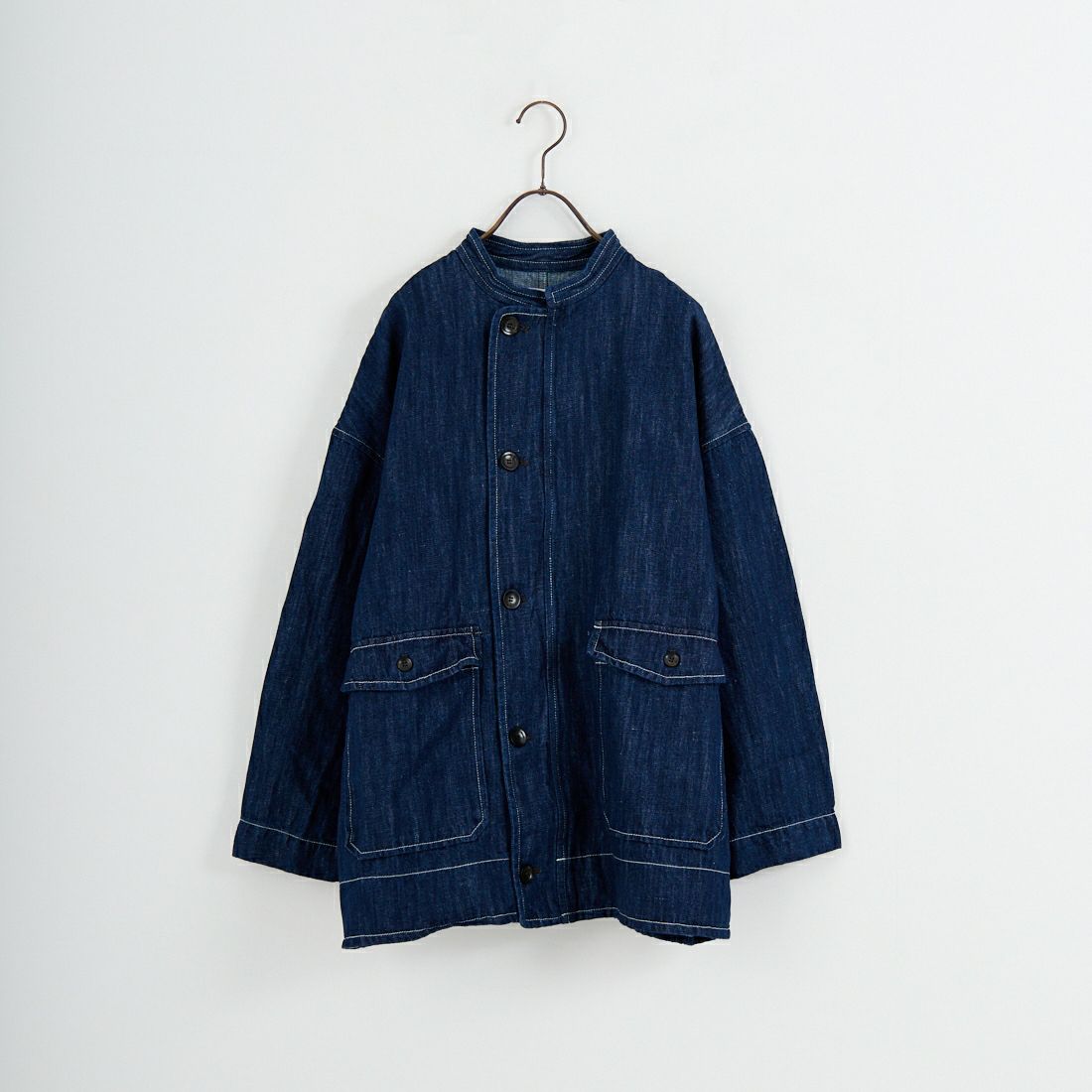 ESTROISLOSE [エストゥロワルーズ] 綿麻デニムジャケット [EB25409] 795 INDIGO