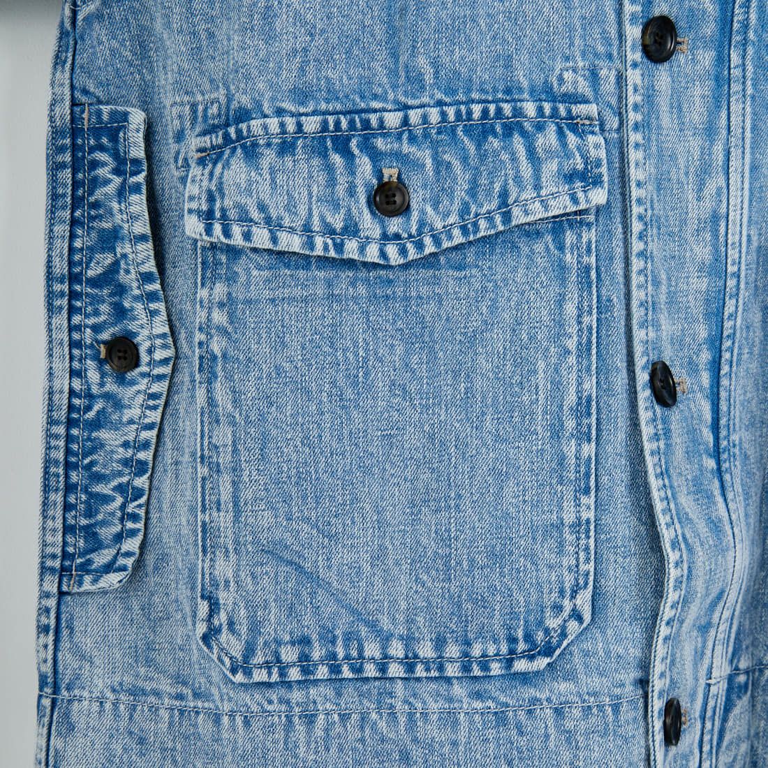 ESTROISLOSE [エストゥロワルーズ] 綿麻デニムジャケット [EB25409] 793 FADE B