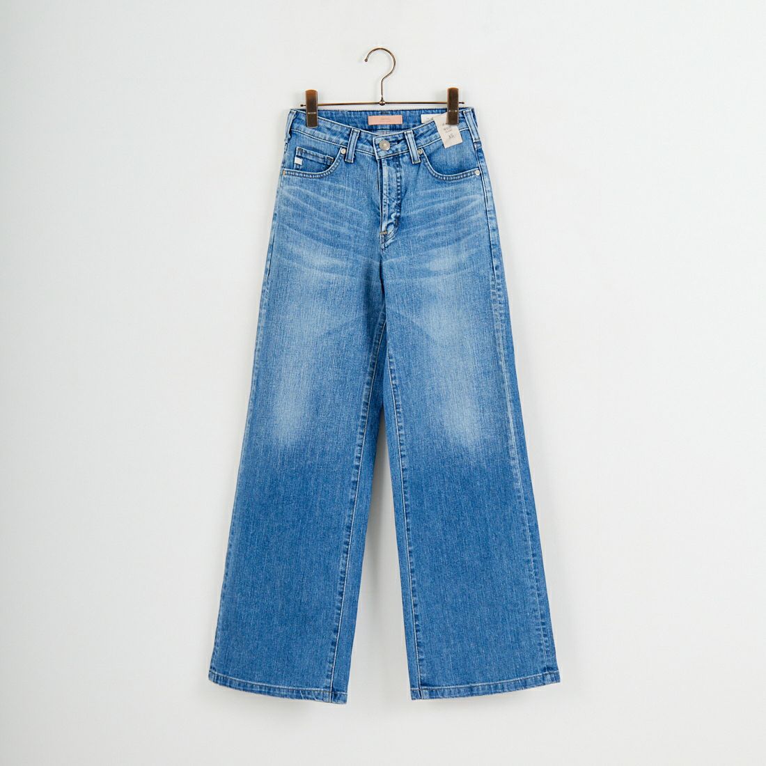 SOMETHING [サムシング] LISA NOUVEAU WIDE/ワイドデニムパンツ [STG10] 56 L.BLUE