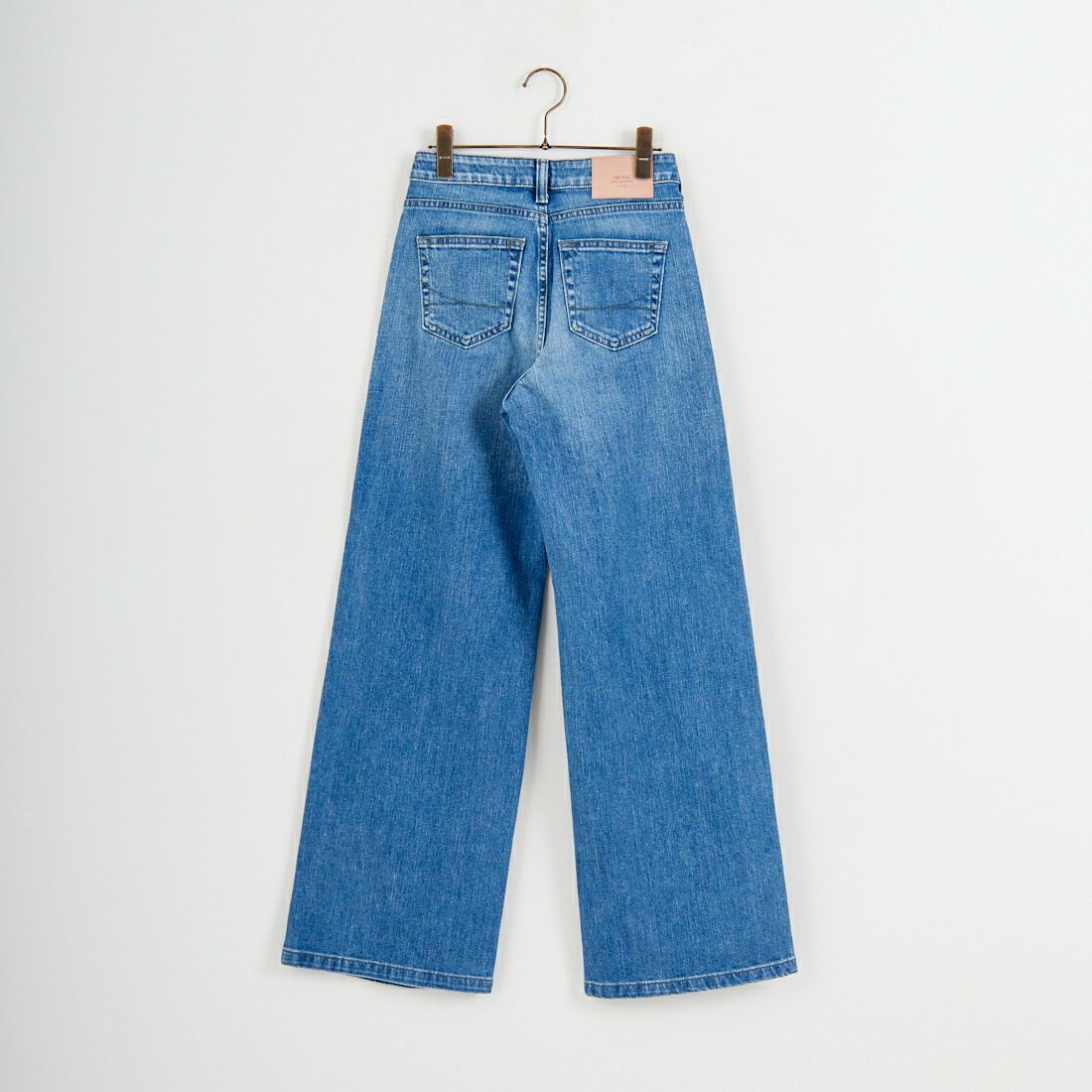 SOMETHING [サムシング] LISA NOUVEAU WIDE/ワイドデニムパンツ [STG10] 56 L.BLUE