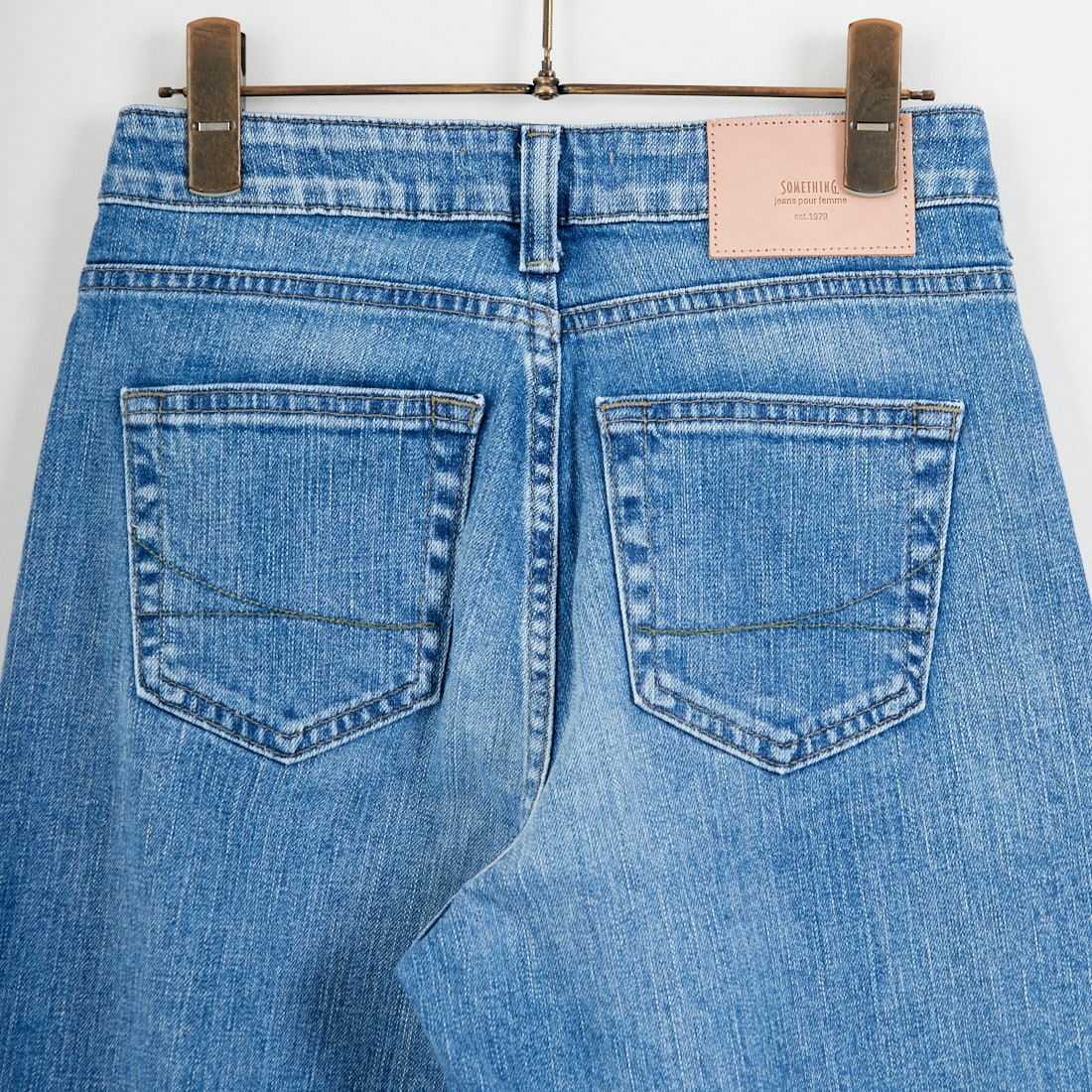 SOMETHING [サムシング] LISA NOUVEAU WIDE/ワイドデニムパンツ [STG10] 56 L.BLUE