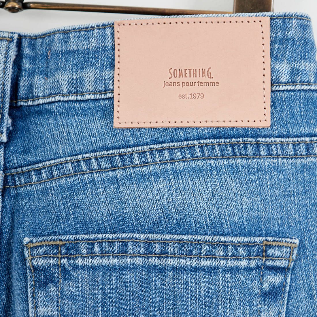 SOMETHING [サムシング] LISA NOUVEAU WIDE/ワイドデニムパンツ [STG10] 56 L.BLUE