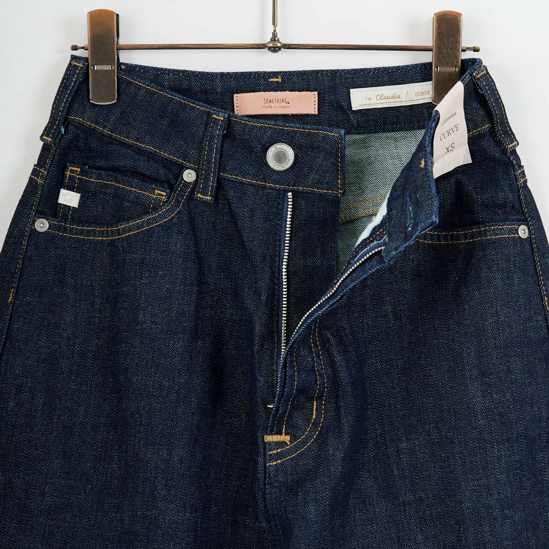 SOMETHING [サムシング] CLAUDIA ヌーボーカーブデニムパンツ [STG19] 00 O.W