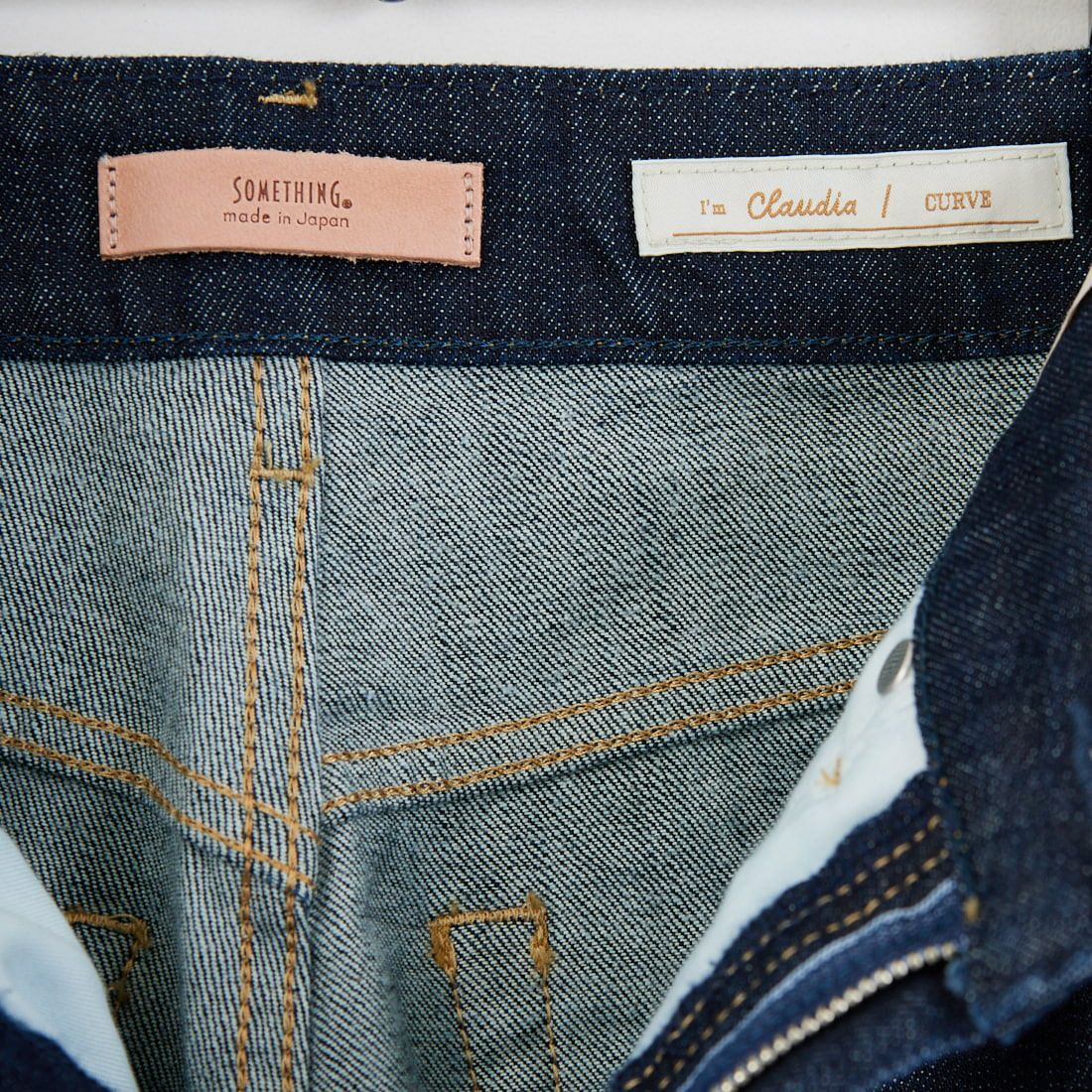 SOMETHING [サムシング] CLAUDIA ヌーボーカーブデニムパンツ [STG19] 00 O.W