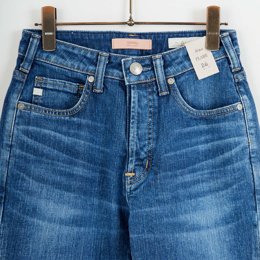 SOMETHING [サムシング] LISA NOUVEAU FLARE/フレアデニムパンツ [STG11] 36 M.DARK