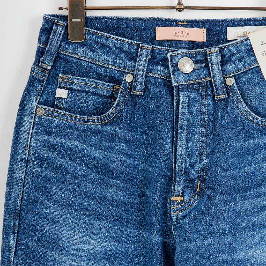 SOMETHING [サムシング] LISA NOUVEAU FLARE/フレアデニムパンツ [STG11] 36 M.DARK