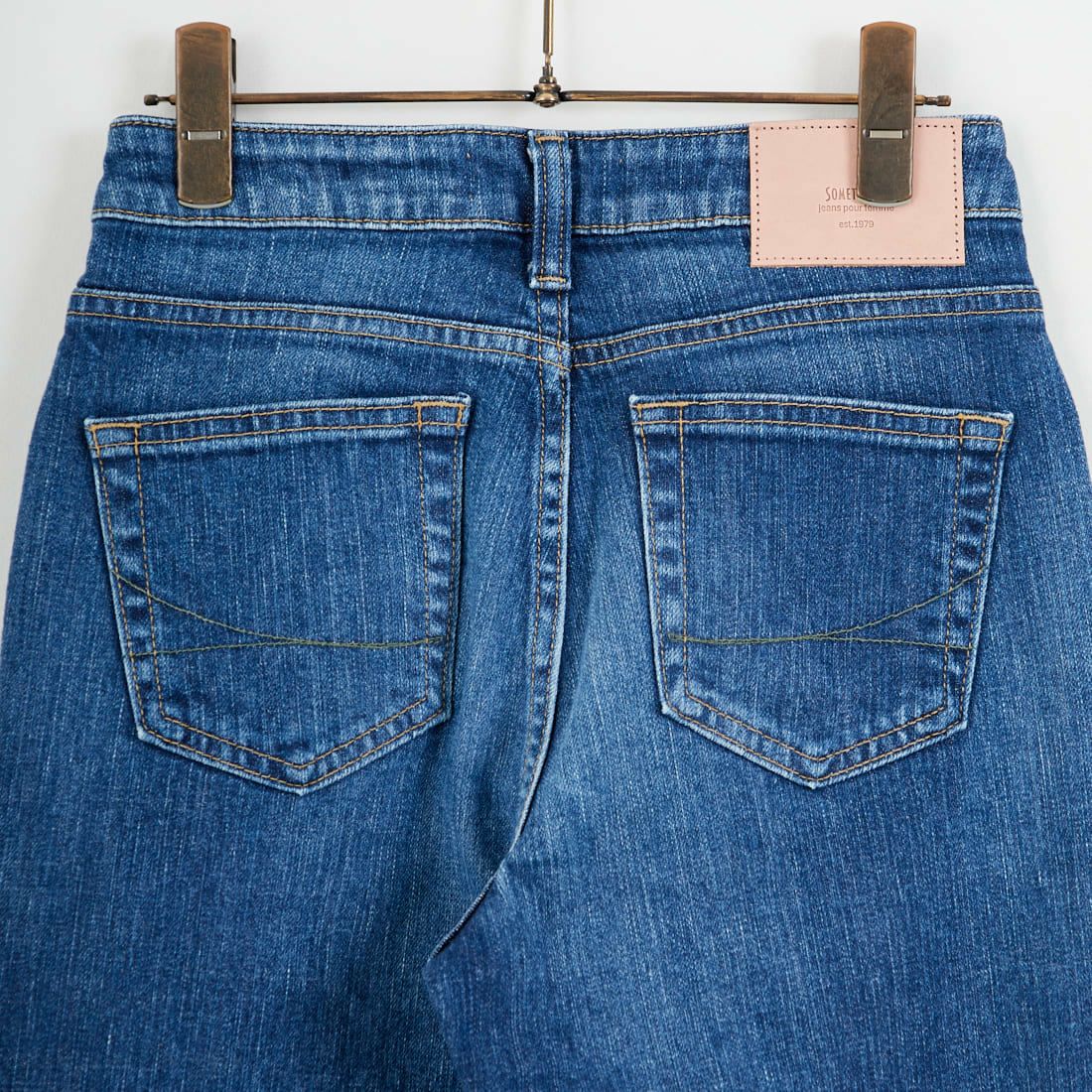 SOMETHING [サムシング] LISA NOUVEAU FLARE/フレアデニムパンツ [STG11] 36 M.DARK