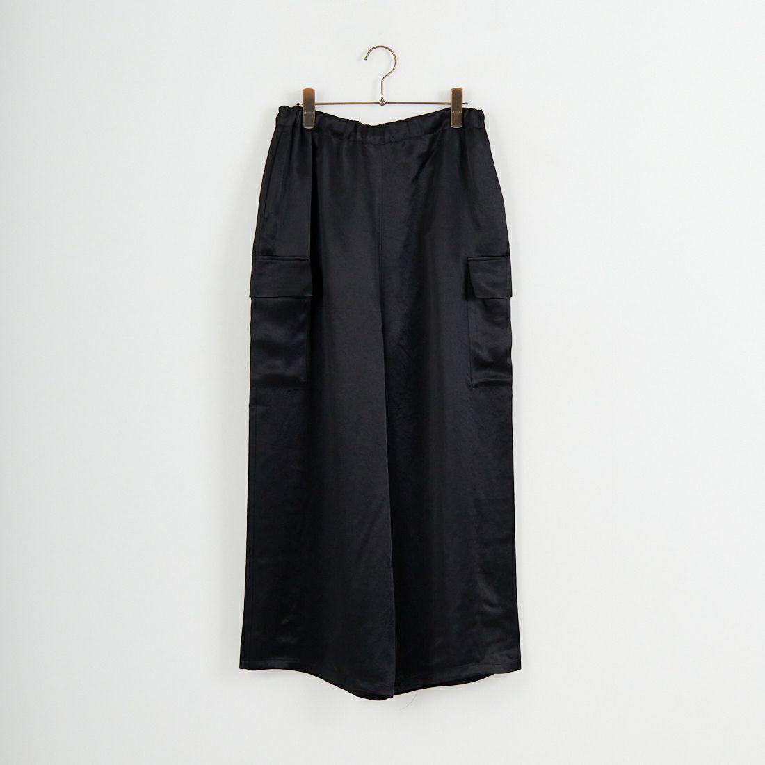 mizuiro ind [ミズイロインド] サテンカーゴパンツ [1-260089] 99 BLACK