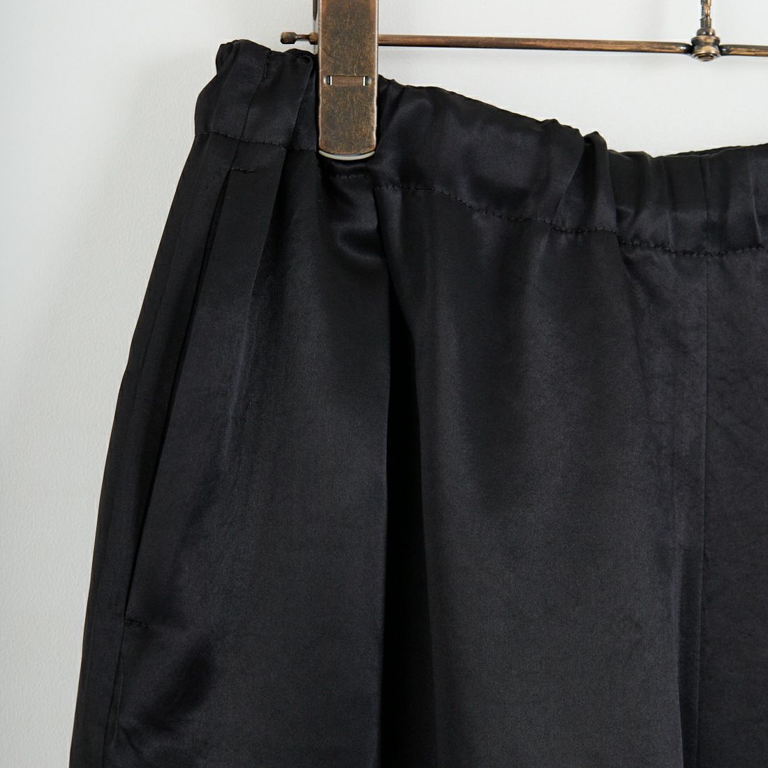 mizuiro ind [ミズイロインド] サテンカーゴパンツ [1-260089] 99 BLACK