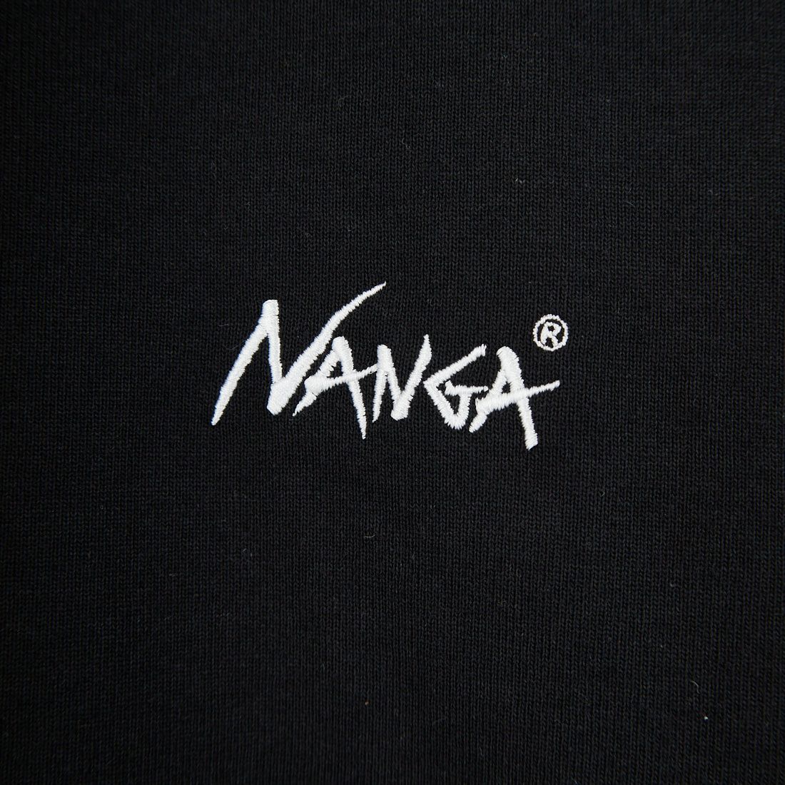 JEANSFACTORY × NANGA [ジーンズファクトリー × ナンガ] 別注 ルーズフィット NEBUKUROバックプリント ドローコードTシャツ [NW26SS-JF8] BLACK
