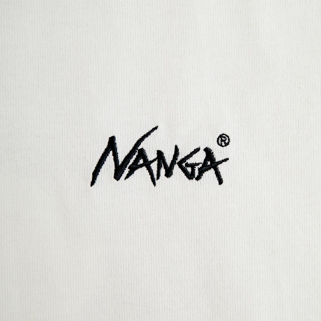 JEANSFACTORY × NANGA [ジーンズファクトリー × ナンガ] 別注 ルーズフィット NEBUKUROバックプリント ドローコードTシャツ [NW26SS-JF8] WHITE