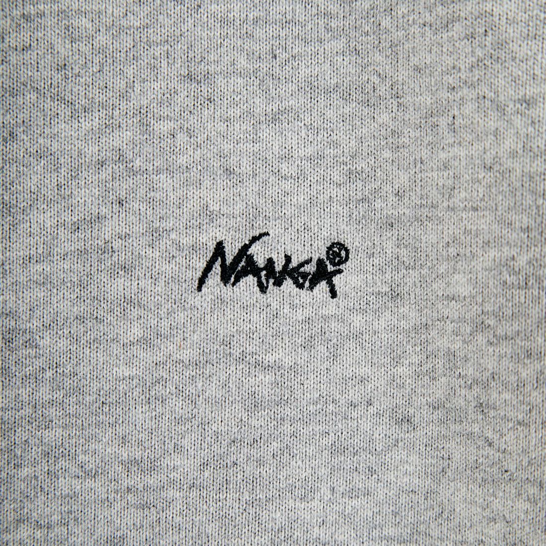 JEANSFACTORY × NANGA [ジーンズファクトリー × ナンガ] 別注 ルーズフィット メッシュ切替え ドローコードTシャツ [NW26SS-JF7] GRAY