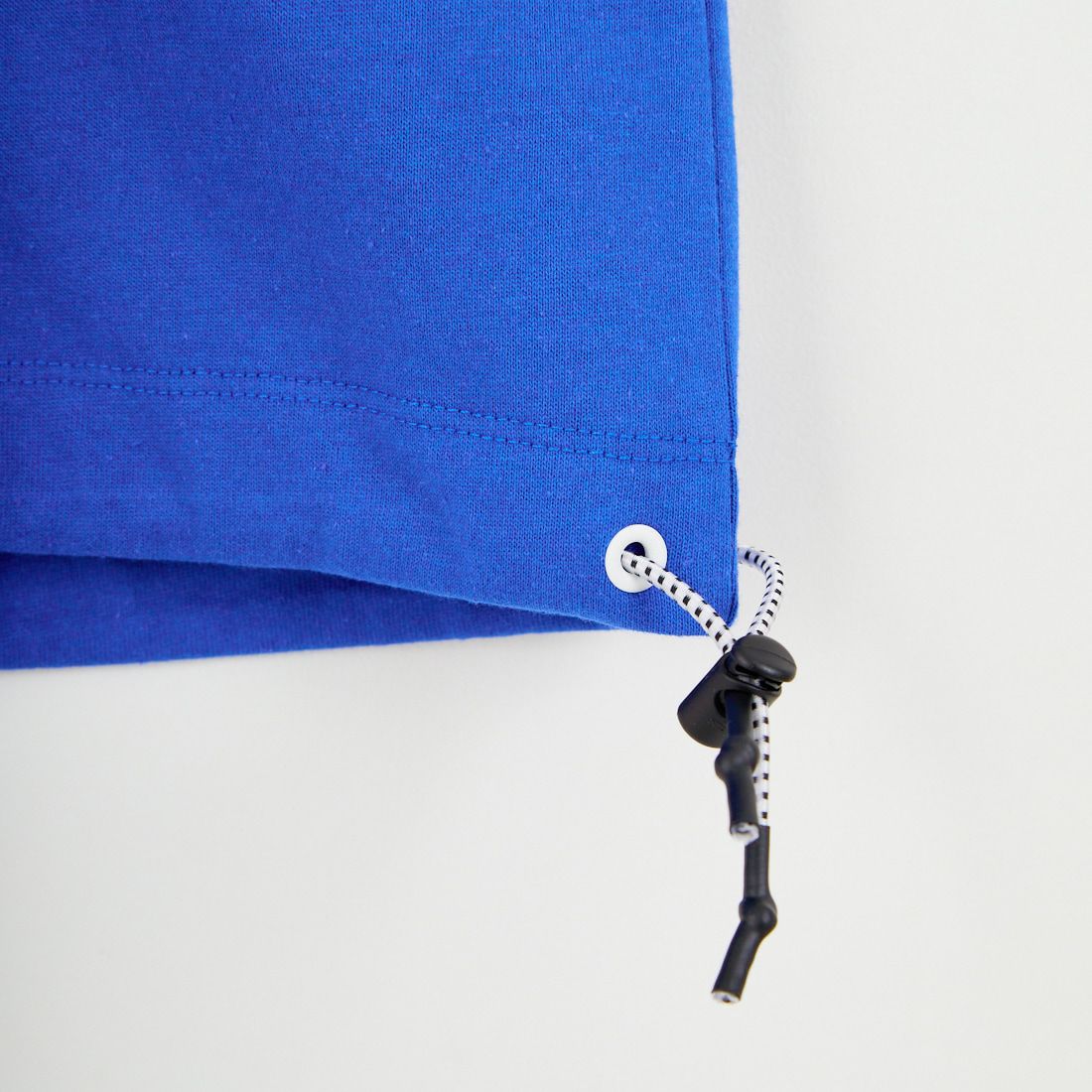 JEANSFACTORY × NANGA [ジーンズファクトリー × ナンガ] 別注 ルーズフィット スクエアロゴバックプリント ドローコードTシャツ [NW26SS-JF6] BLUE