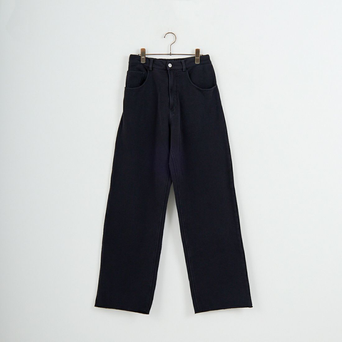 MM6 Maison Margiela [エムエムシックス メゾン マルジェラ] コットン ワイドレッグトラウザーズ [S52KA0548-M25014] 900 BLACK