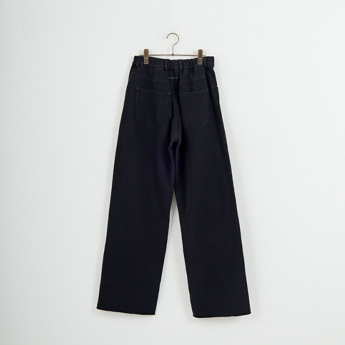 MM6 Maison Margiela [エムエムシックス メゾン マルジェラ] コットン ワイドレッグトラウザーズ [S52KA0548-M25014] 900 BLACK