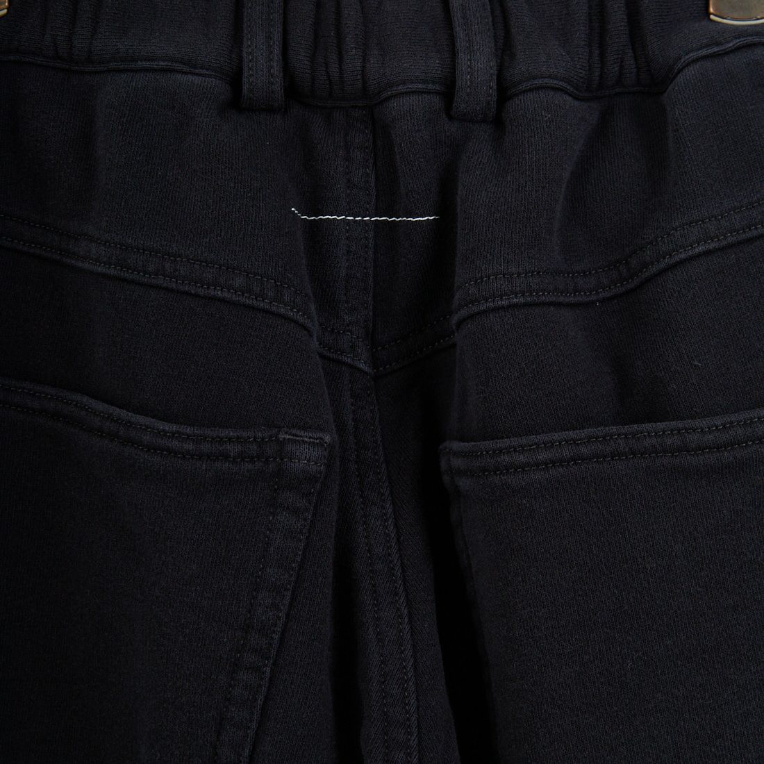 MM6 Maison Margiela [エムエムシックス メゾン マルジェラ] コットン ワイドレッグトラウザーズ [S52KA0548-M25014] 900 BLACK