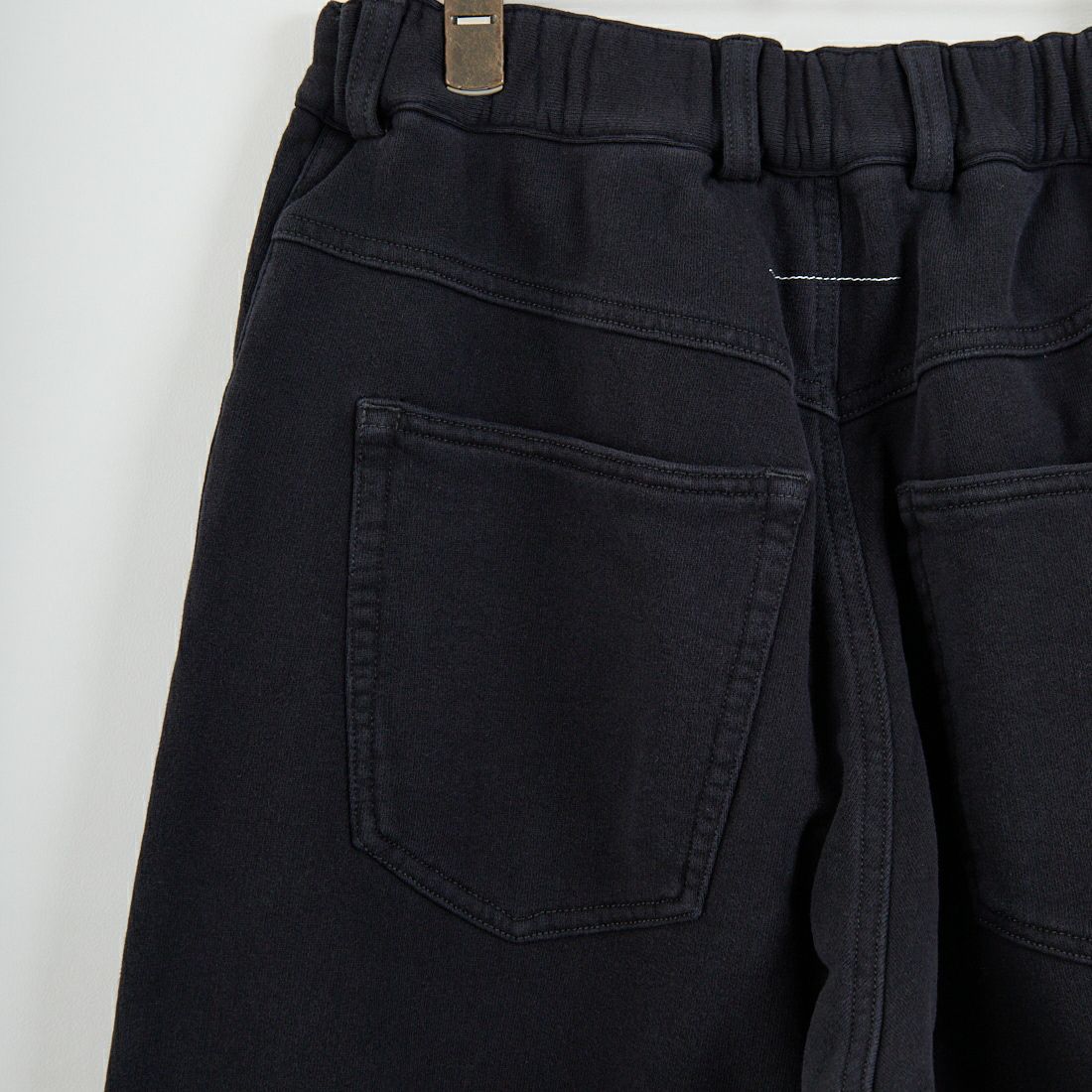 MM6 Maison Margiela [エムエムシックス メゾン マルジェラ] コットン ワイドレッグトラウザーズ [S52KA0548-M25014] 900 BLACK