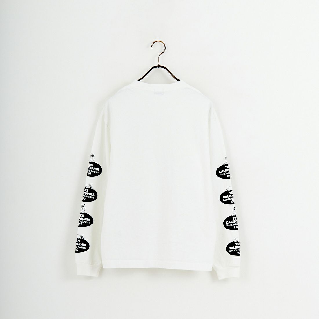 The Endless Summer [エンドレスサマー] オーバルロゴプリント ロングスリーブTシャツ [FH-26374305] 07 WHITE