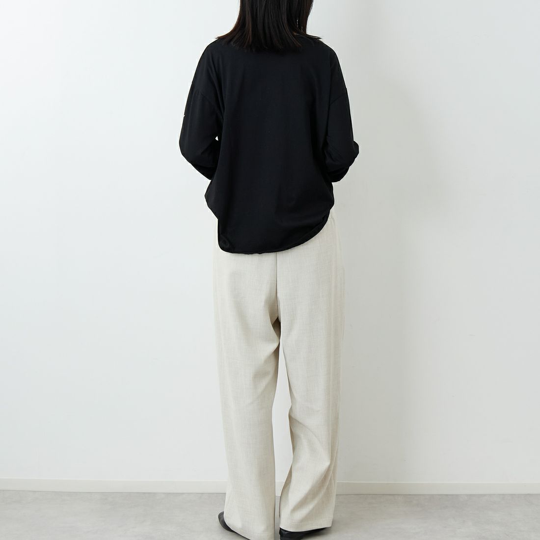 RIM.ARK [リムアーク] ドビーストライプ ダブルタックパンツ [460JSL31-0171] L/BEG