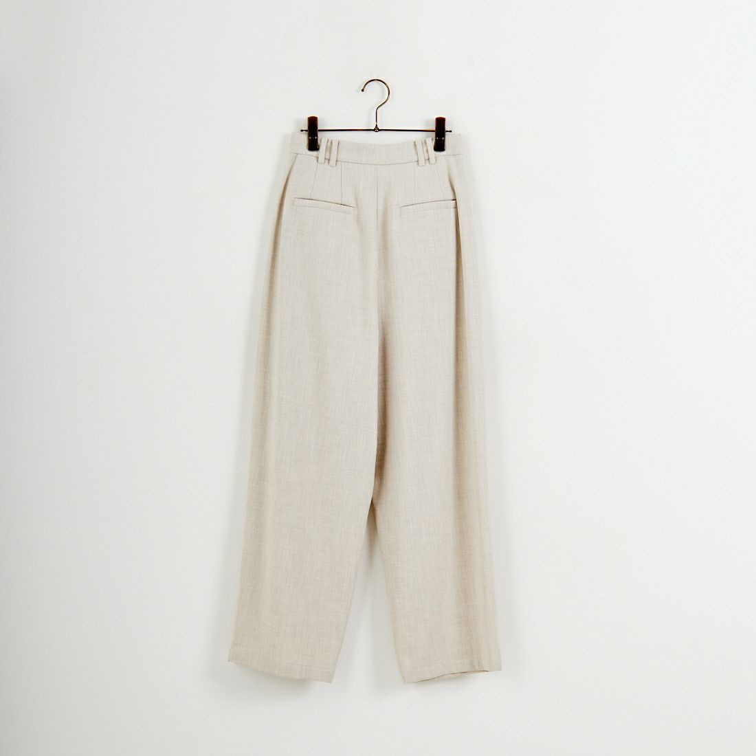 RIM.ARK [リムアーク] ドビーストライプ ダブルタックパンツ [460JSL31-0171] L/BEG