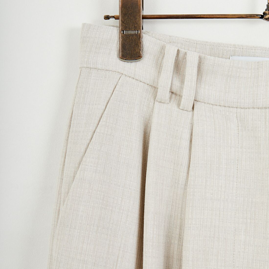 RIM.ARK [リムアーク] ドビーストライプ ダブルタックパンツ [460JSL31-0171] L/BEG