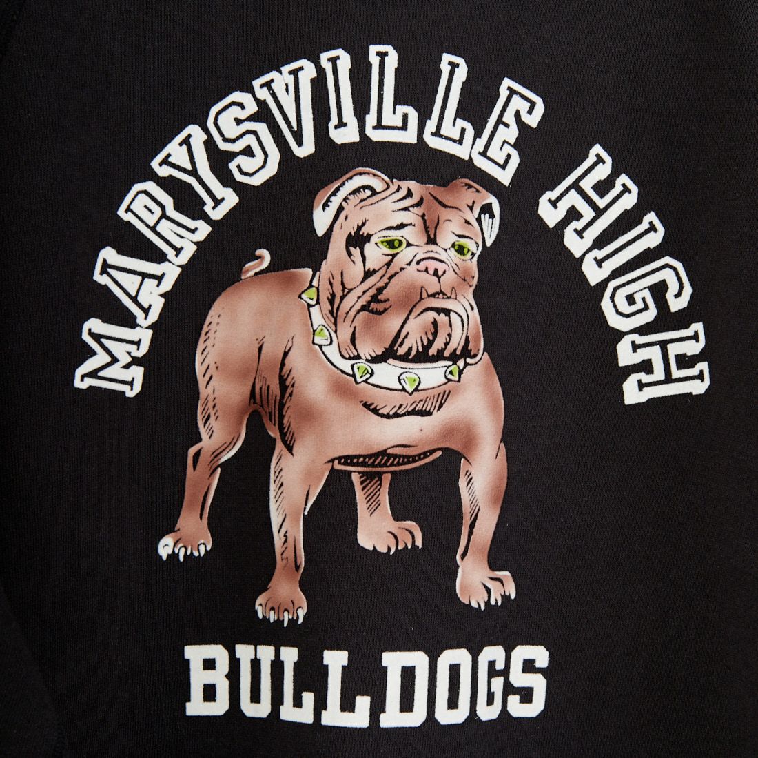 WAREHOUSE [ウエアハウス] MARYSVILLE HIGH ラグランスウェット [409-MARYSVILLE-HIGH] ﾌﾞﾗｯｸ