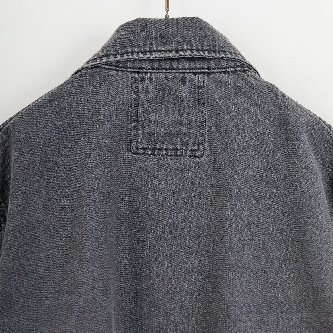 ARMY TWILL SANFORIZED [アーミーツイル サンフォライズド] 別注 ショート丈 デニムブルゾン [AM-2614502-INT-JF] BLACK