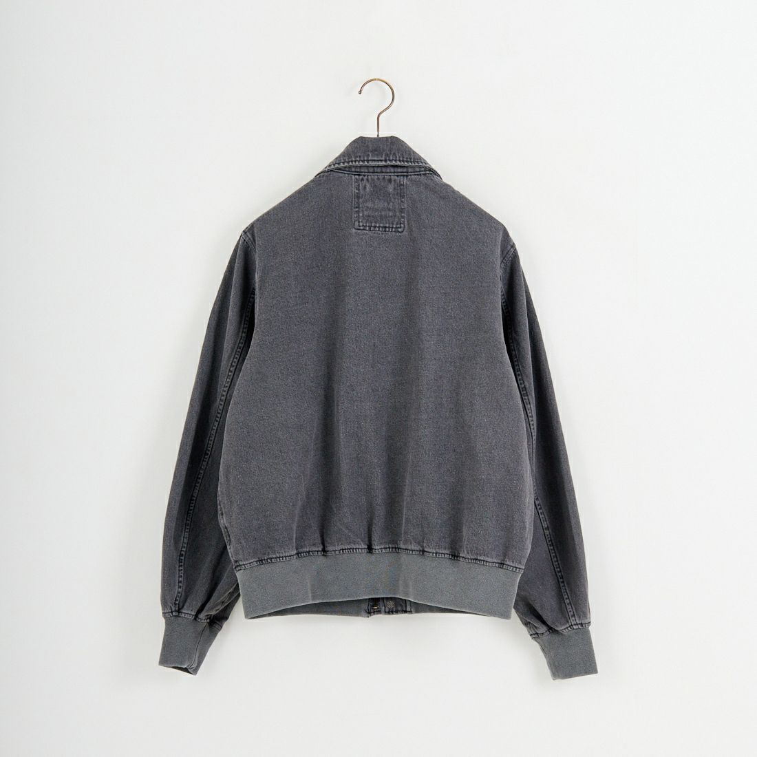 ARMY TWILL SANFORIZED [アーミーツイル サンフォライズド] 別注 ショート丈 デニムブルゾン [AM-2614502-INT-JF] BLACK