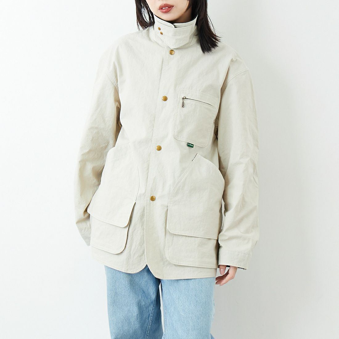 L.L.BEAN [エルエルビーン] Beans フィールドコート [6175-3033] 24 SAND &&モデル身長：162cm 着用サイズ：S&&