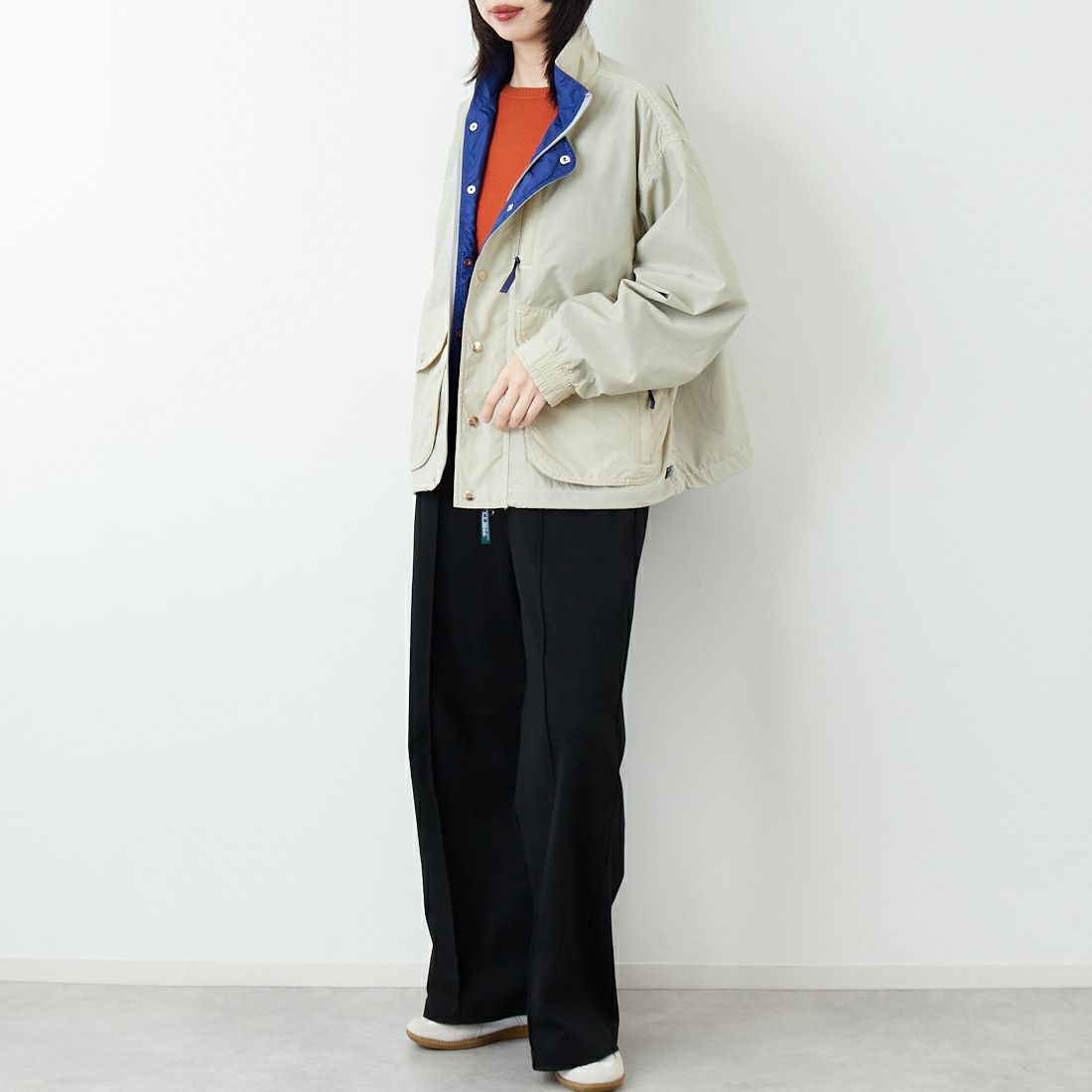 L.L.BEAN [エルエルビーン] Beans ウィンディリッジジャケット [6175-3030] 24 SAND &&モデル身長：162cm 着用サイズ：S&&