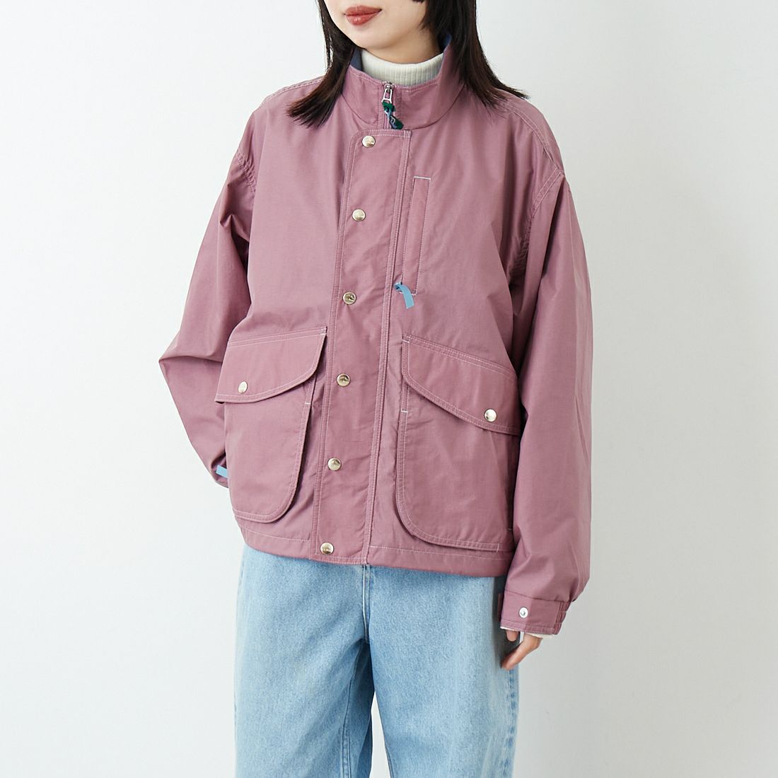 L.L.BEAN [エルエルビーン] Beans ウィンディリッジジャケット [6175-3030] 08 MAUVE P &&モデル身長：162cm 着用サイズ：S&&