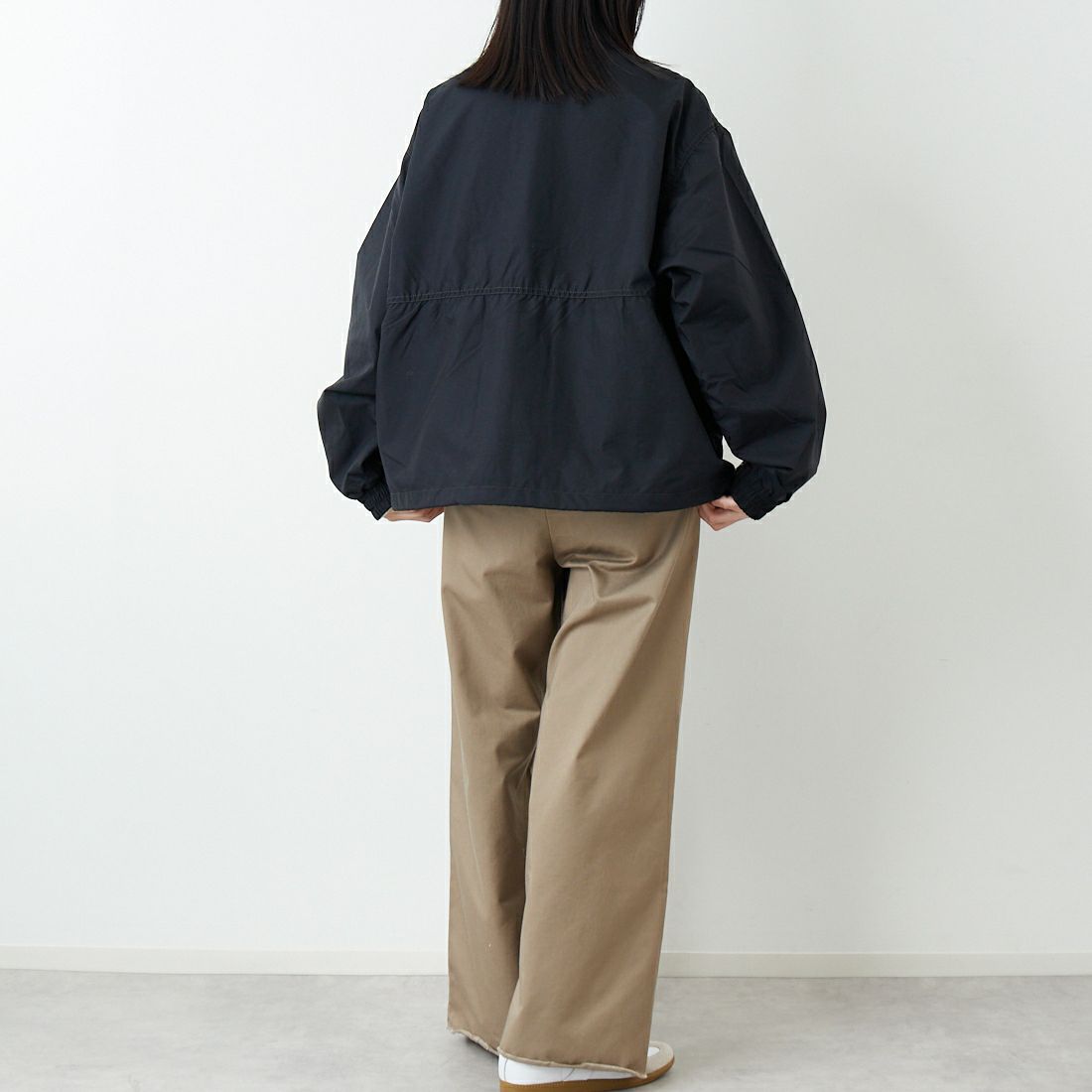 L.L.BEAN [エルエルビーン] Beans ウィンディリッジジャケット [6175-3030] 48 DK.CHAR &&モデル身長：162cm 着用サイズ：S&&