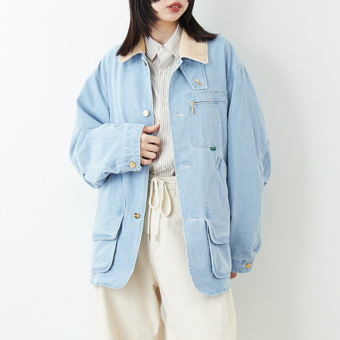 61 FADE BL&&モデル身長：162cm 着用サイズ：S&&