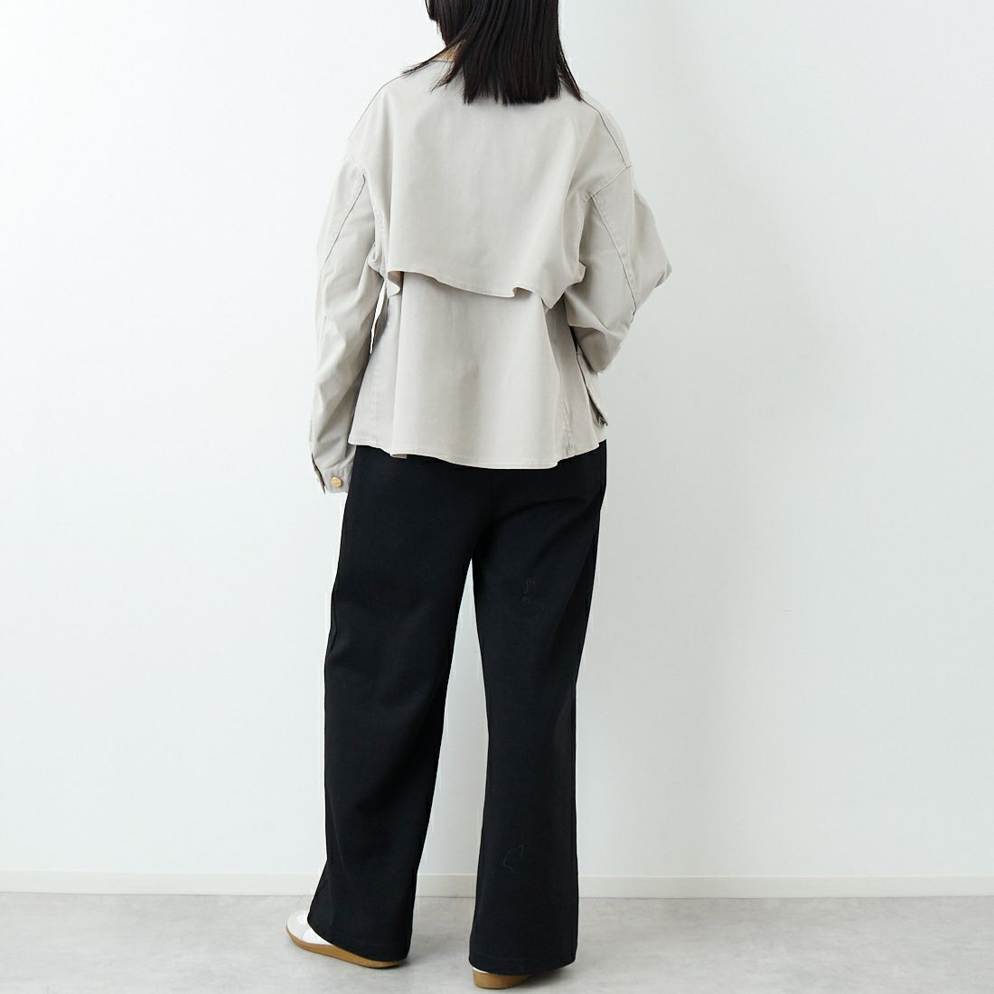 L.L.BEAN [エルエルビーン] Beans プロスペクトハーバー フィールドコート [6175-3136] 09 NATURAL &&モデル身長：162cm 着用サイズ：M&&