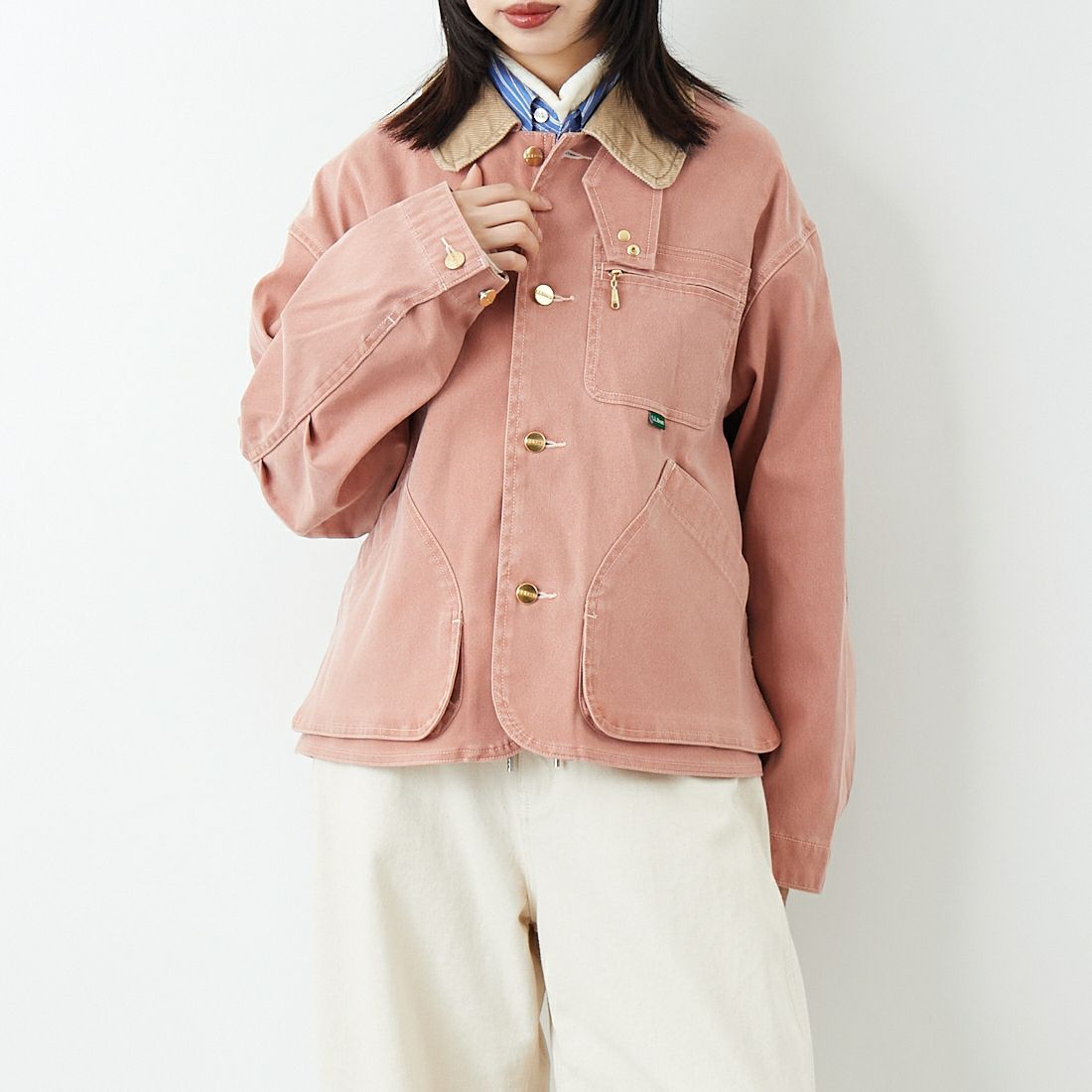 L.L.BEAN [エルエルビーン] Beans プロスペクトハーバー フィールドコート [6175-3136] 08 F.SALMO &&モデル身長：162cm 着用サイズ：M&&