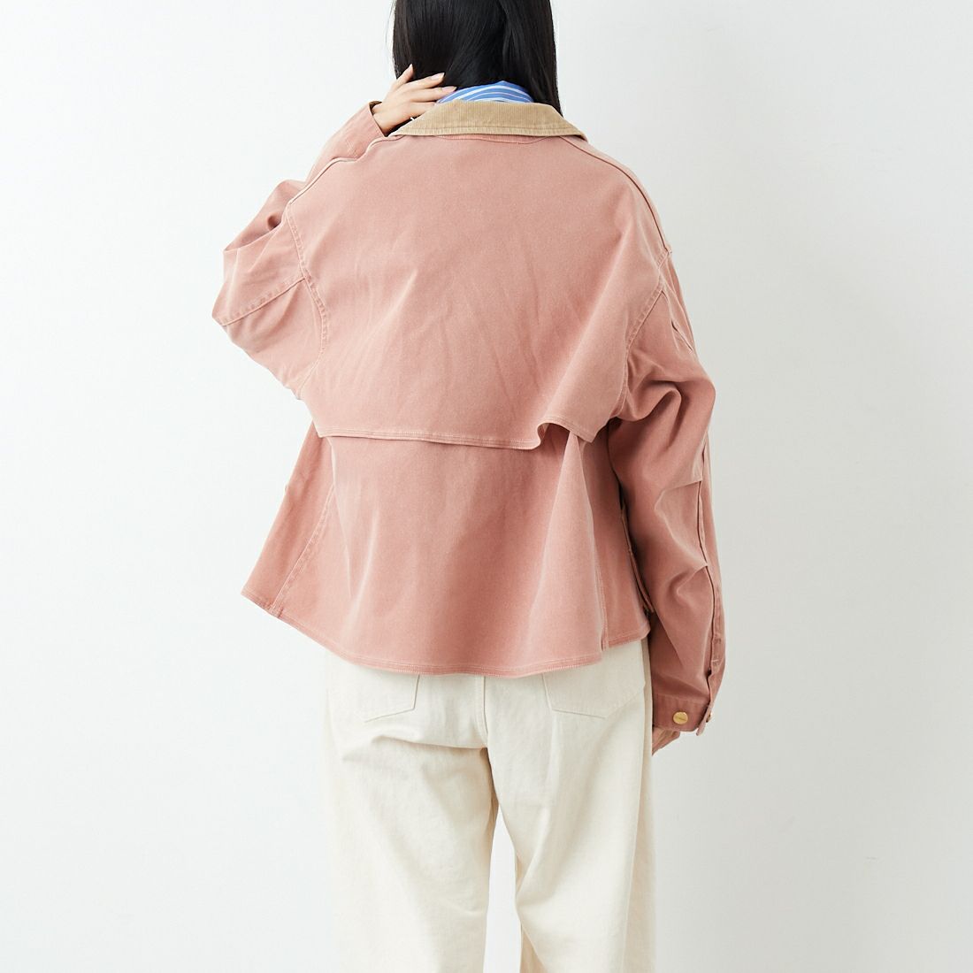 L.L.BEAN [エルエルビーン] Beans プロスペクトハーバー フィールドコート [6175-3136] 08 F.SALMO &&モデル身長：162cm 着用サイズ：M&&