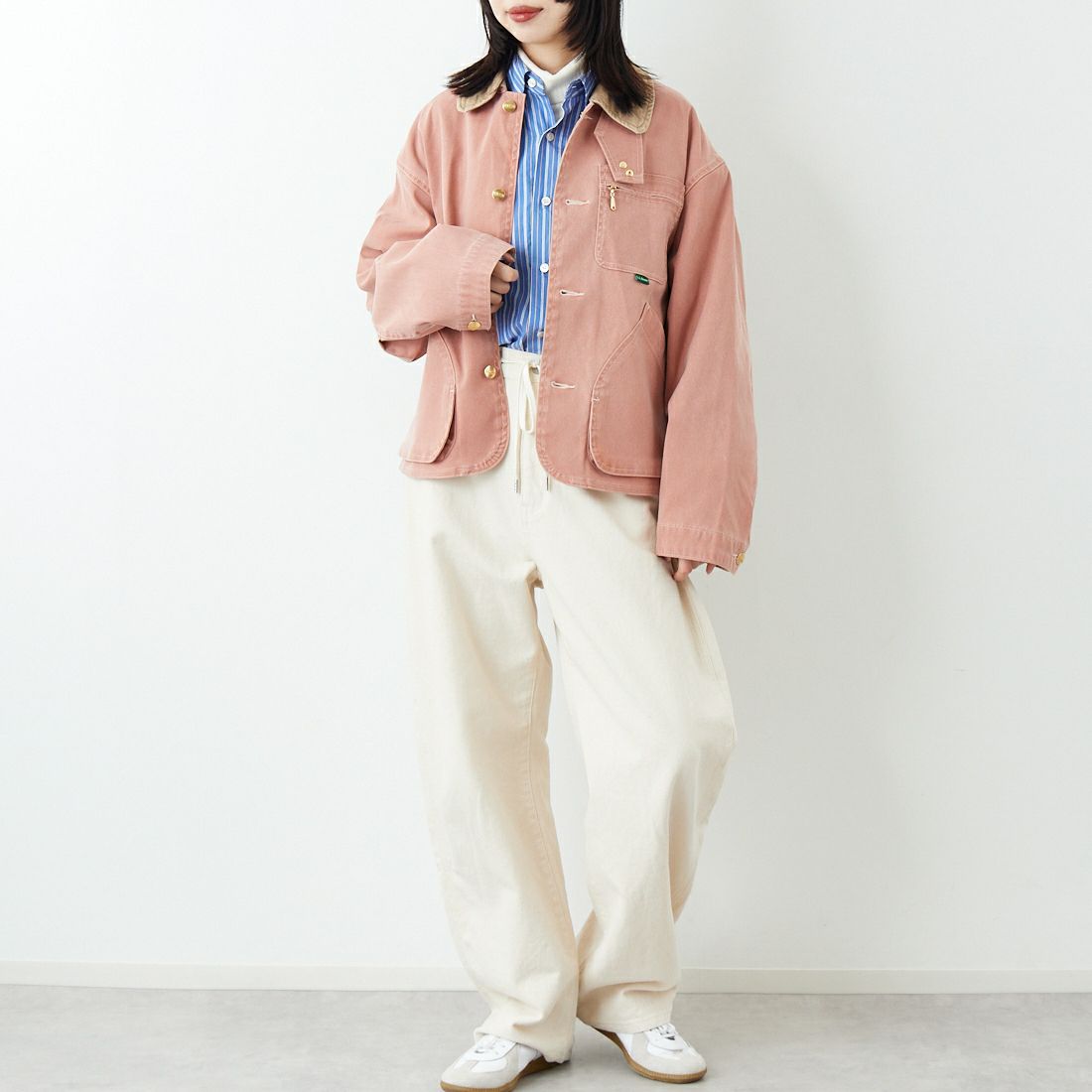 L.L.BEAN [エルエルビーン] Beans プロスペクトハーバー フィールドコート [6175-3136] 08 F.SALMO &&モデル身長：162cm 着用サイズ：M&&