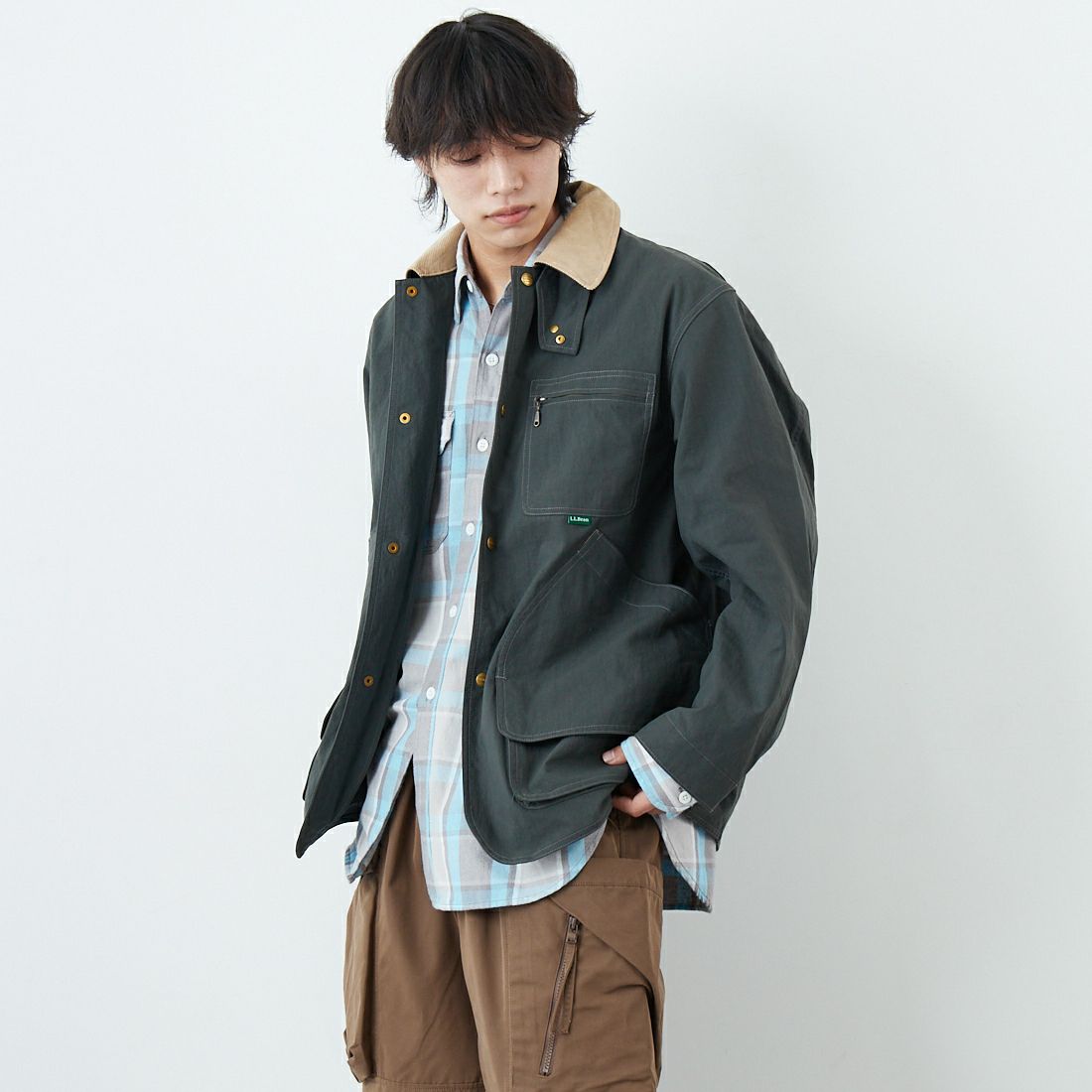 75 N.FORES&&モデル身長：179cm 着用サイズ：M&&