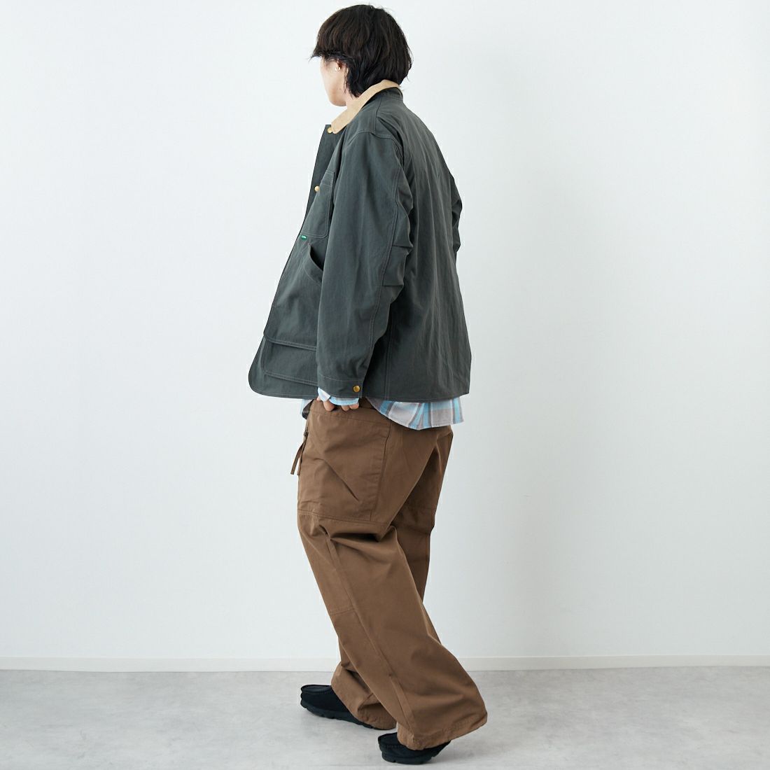 L.L.BEAN [エルエルビーン] Beans フィールドコート [6175-3033] 75 N.FORES &&モデル身長：179cm 着用サイズ：M&&