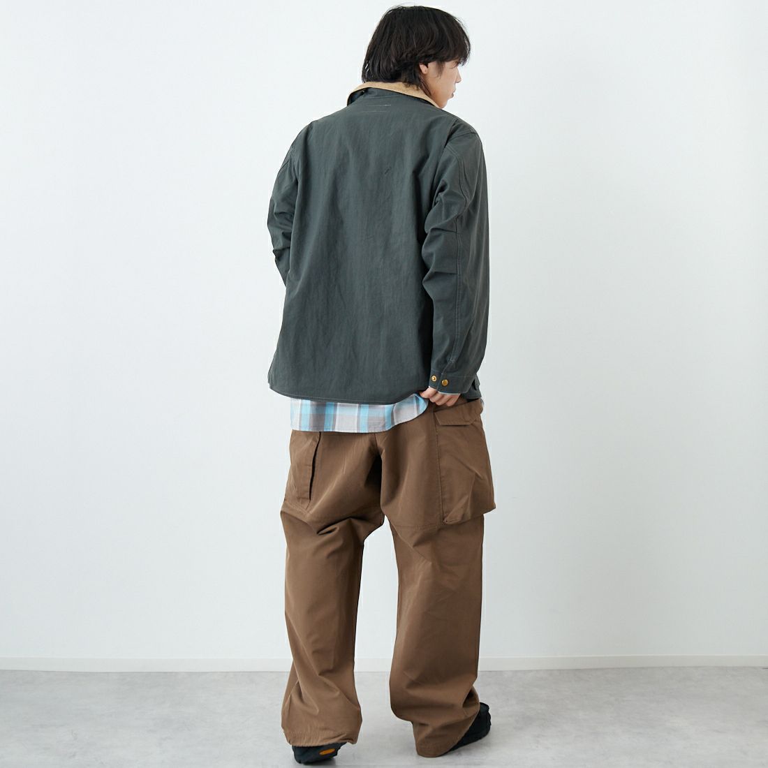 L.L.BEAN [エルエルビーン] Beans フィールドコート [6175-3033] 75 N.FORES &&モデル身長：179cm 着用サイズ：M&&