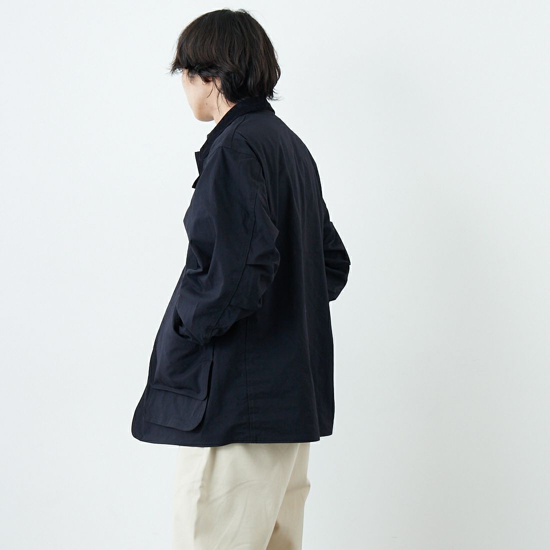 L.L.BEAN [エルエルビーン] Beans フィールドコート [6175-3033] 48 DK.CHAR &&モデル身長：179cm 着用サイズ：M&&