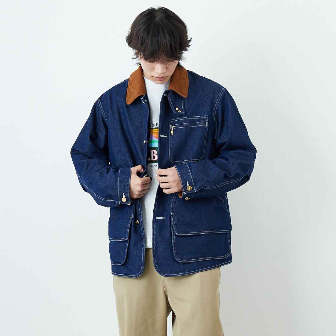 L.L.BEAN [エルエルビーン] Beans デニムフィールドコート [6175-3035] 60 DARK BL