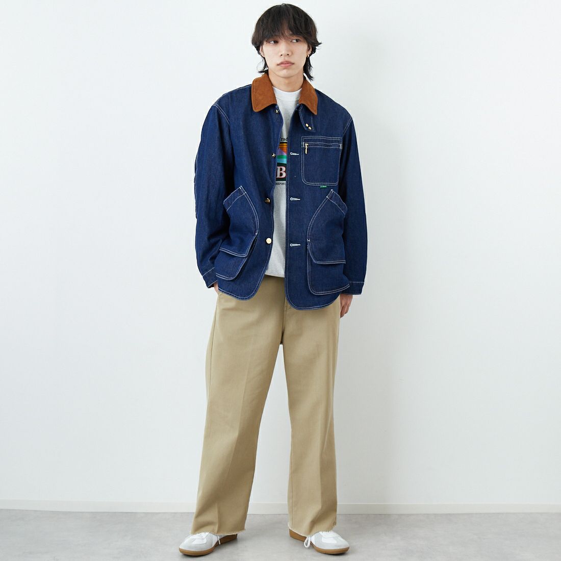 L.L.BEAN [エルエルビーン] Beans デニムフィールドコート [6175-3035] 60 DARK BL