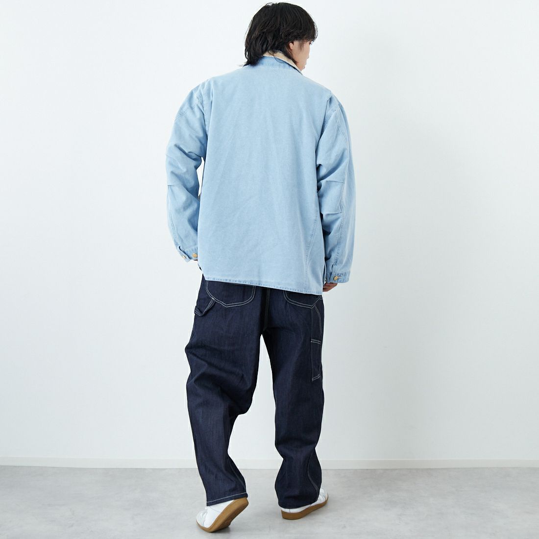 L.L.BEAN [エルエルビーン] Beans デニムフィールドコート [6175-3035] 61 FADE BL &&モデル身長：179cm 着用サイズ：L&&