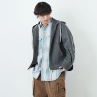 50 F.BLACK&&モデル身長：179cm 着用サイズ：M&&