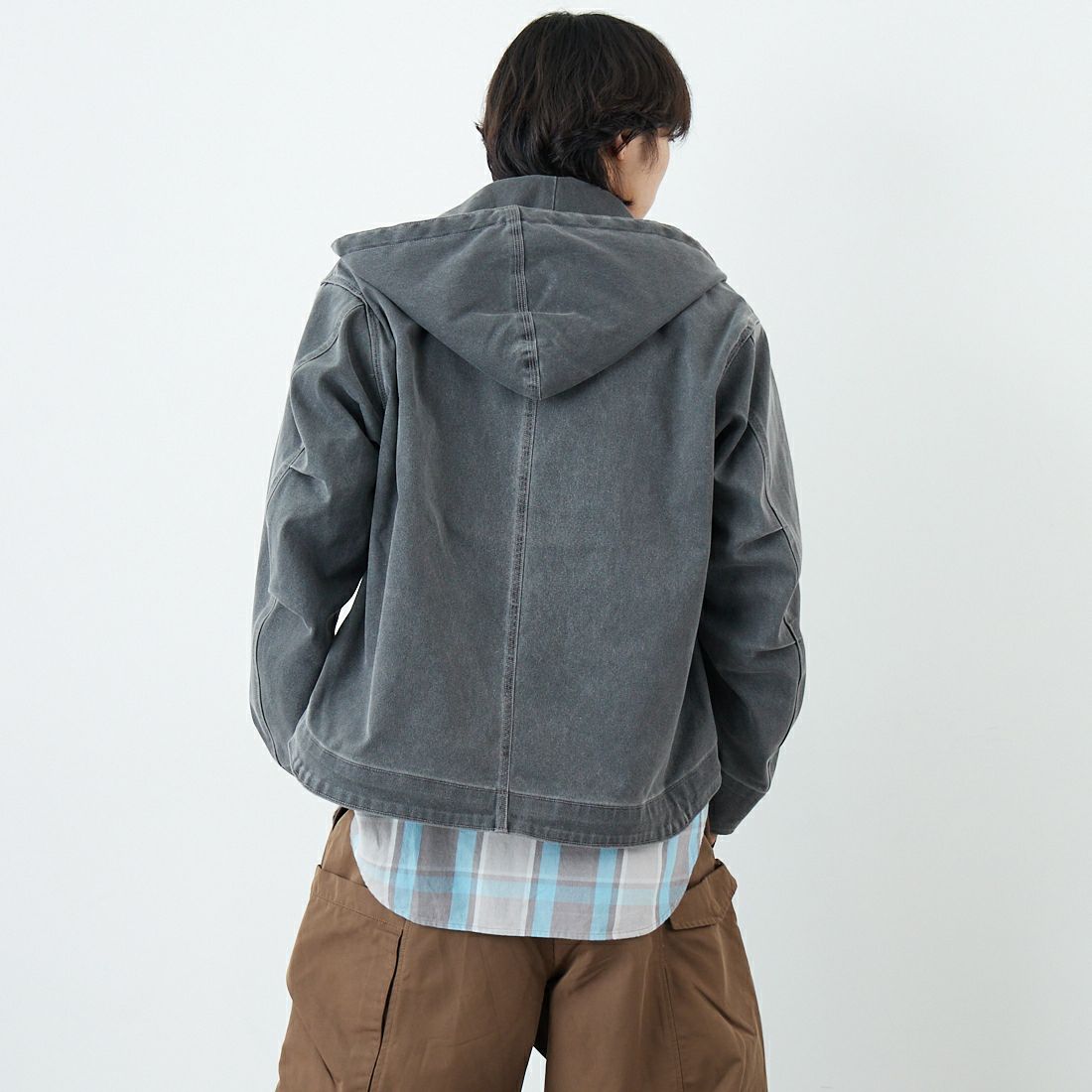 L.L.BEAN [エルエルビーン] Beans プロスペクトハーバー フーディージャケット [6175-3037] 50 F.BLACK &&モデル身長：179cm 着用サイズ：M&&