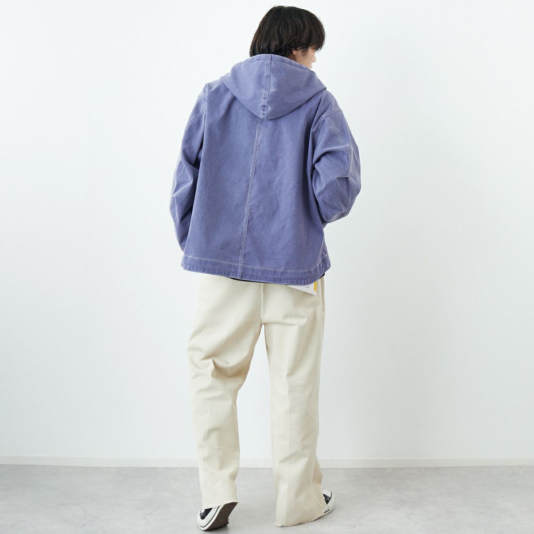 L.L.BEAN [エルエルビーン] Beans プロスペクトハーバー フーディージャケット [6175-3037] 64 F.BLUE &&モデル身長：179cm 着用サイズ：L&&