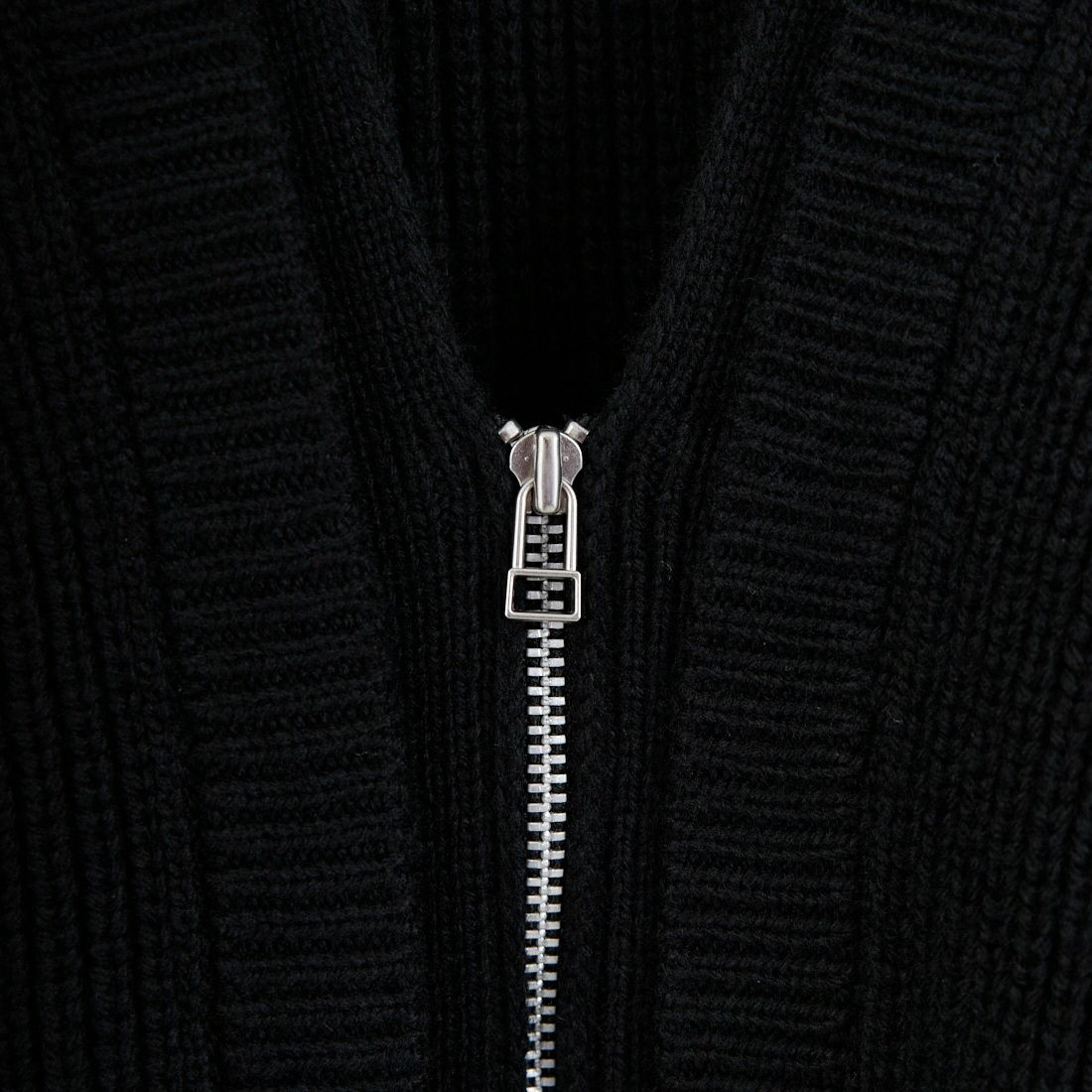 DIGNITE COLLIER [ディニテコリエ] ジップニットカーディガン [80256568] 004 ﾌﾞﾗｯｸ