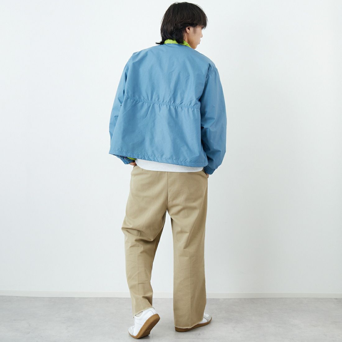 L.L.BEAN [エルエルビーン] Beans ウィンディリッジジャケット [6175-3030] 66 STONE B &&モデル身長：179cm 着用サイズ：L&&